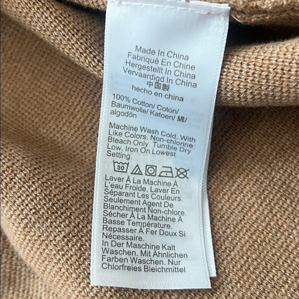 J. Crew Factory Schoolboy Sweater Blazer Cardigan in Camel Tan. - Picture 11 of 12